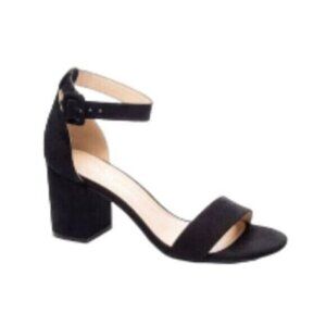 CL by Chinese Laundry Jody Black Heel Sandals 9 NWT